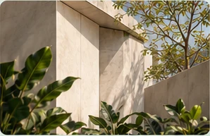 Architecture and greenery concept