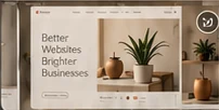 A thoughtfully designed website concept
