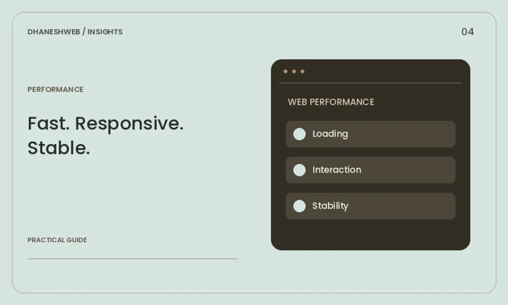 Core Web Vitals: a practical guide for a WordPress website — editorial illustration